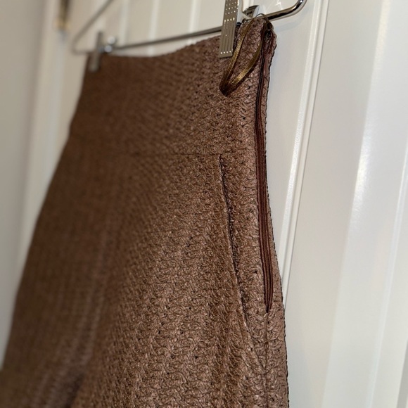 High Waist Brown Flared Shorts - Picture 6 of 10